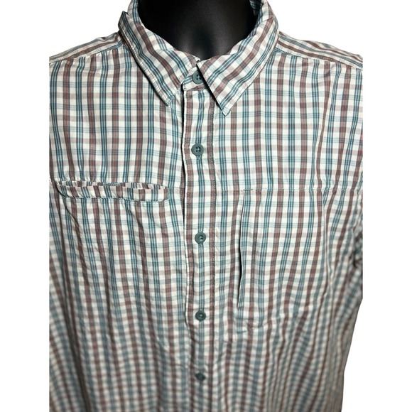 The North Face Other - The North‎ Face Shirt Mens Large Plaid Short Sleeve Button Up Shirt Performance
